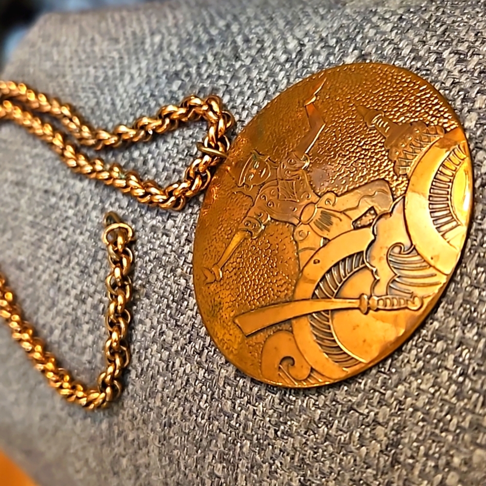 Shiva Copper 70's Necklace